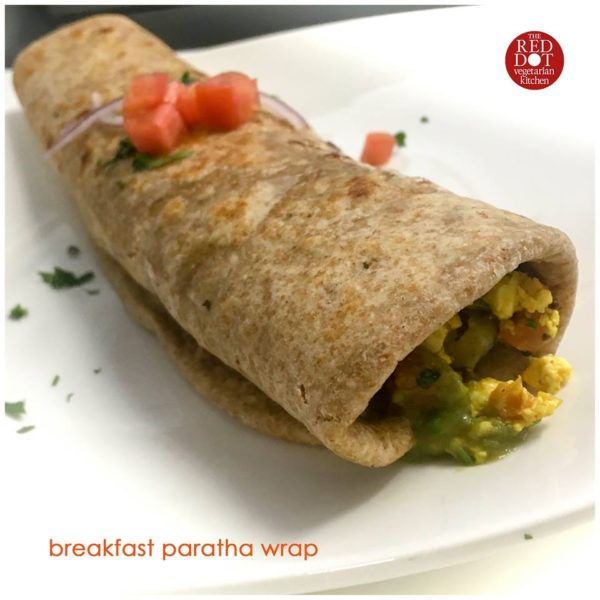 Breakfast Paratha Wrap