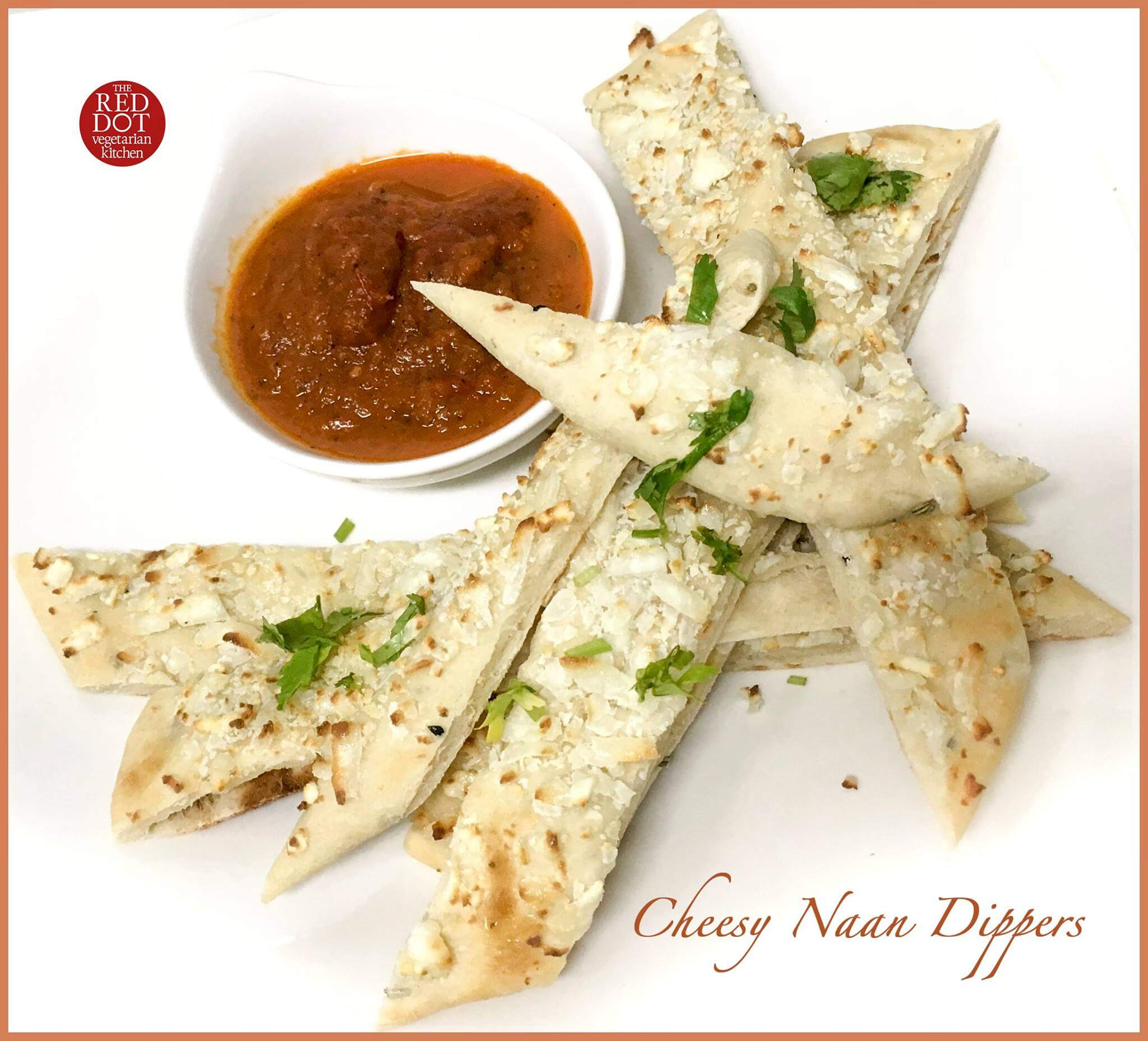 Cheesy Naan Dippers